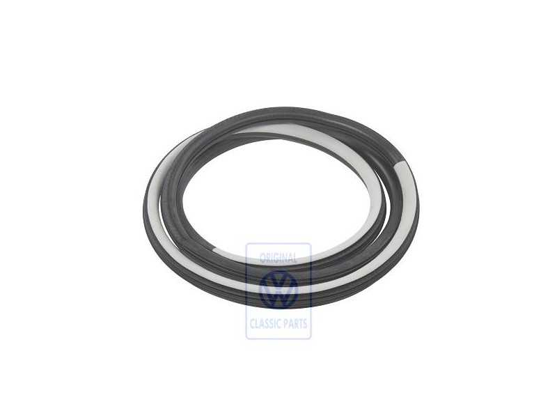 Genuine VW Door Seal Satin Black/Pearl Grey - 6N4867365K DQX