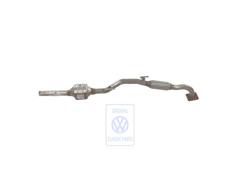 Genuine VW Exhaust Pipe With Catalyst - 6Q0254504BX