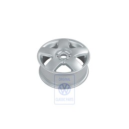 Genuine VW Aluminium Rim Bright Chrome - 6Q0601025L Z31