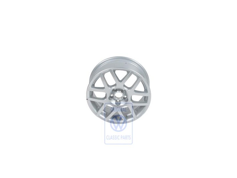 Genuine VW Aluminium Rim Bright Chrome - 6Q0601025T 8Z8