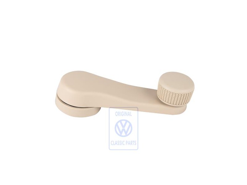 Genuine VW Window Crank Cream Beige - 6Q0837581A 3PT