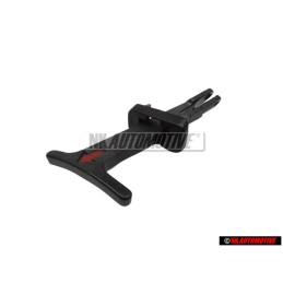 Genuine VW Bonnet Hood Release Handle Rod Black - 1J0823593C 01C
