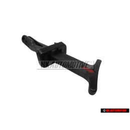 Genuine VW Bonnet Hood Release Handle Rod Black - 1J0823593C 01C
