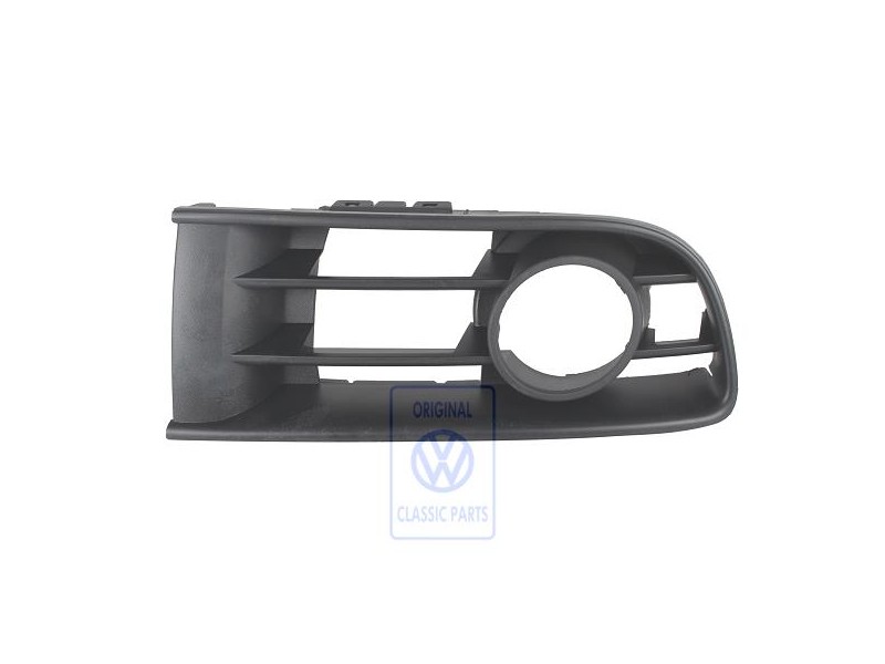 Genuine VW Air Guide Grille Satin Black - 6Q0853666C 9B9