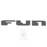 Genuine VW Film Lettering Anthracite Metallic (Grey) - 6Q0853750A MM5