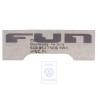 Genuine VW Film Lettering Silver - 6Q0853750B 1W4