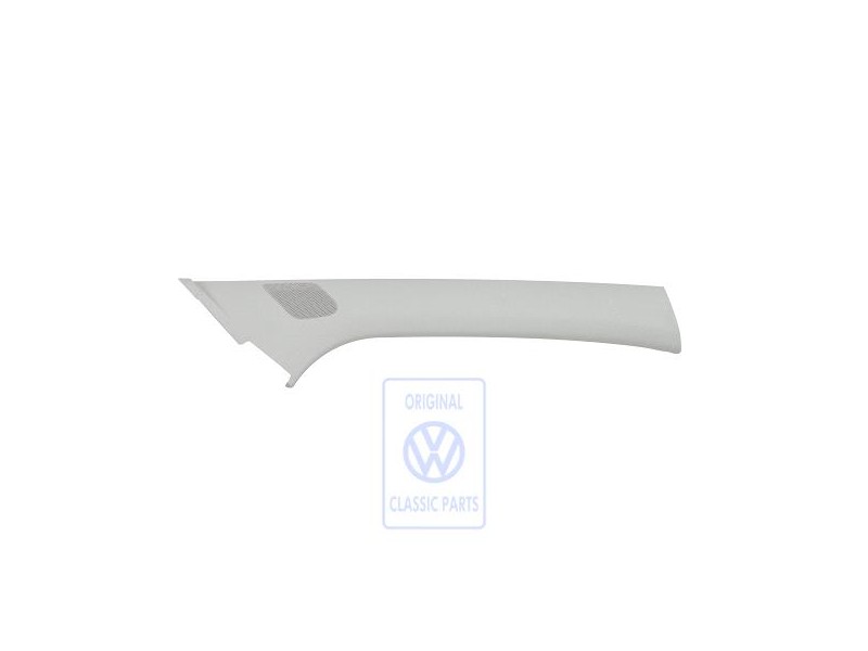 Genuine VW A-Pillar Trim Pearl Grey - 6Q0867234G X30