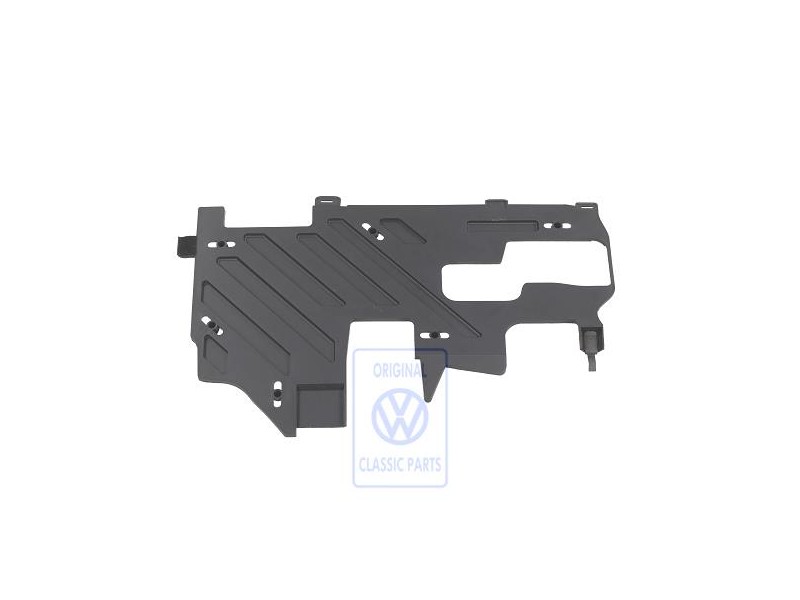 Genuine VW Cover Under Dashboard Satin Black - 6Q1863081A B41