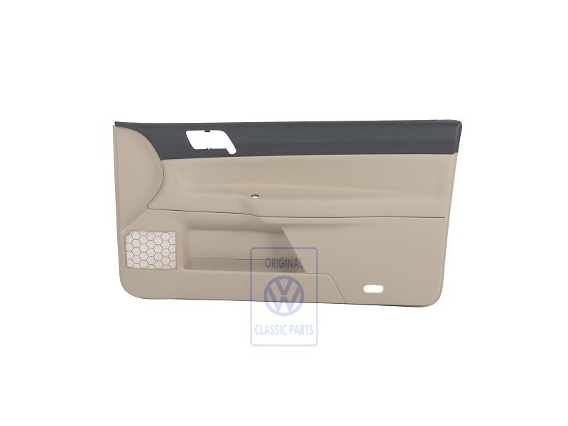 Genuine VW Door Trim (Leatherette) Anthracite/Cream - 6Q3867012EMQMS
