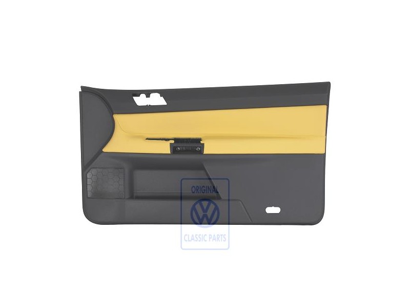 Genuine VW Door Panel Trim (Leather) Flash Red/Anthracite - 6Q3867012ERQMU