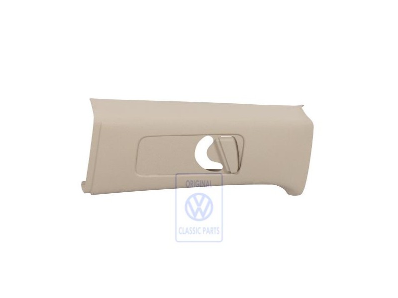Genuine VW B-Pillar Trim Cream Beige - 6Q3867243A 6N6