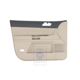 Genuine VW Door Trim (Leatherette) Anthracite/Cream - 6Q4867011HNQMS