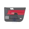 Genuine VW Door Panel Trim (Leather) Flash Red/Anthracite - 6Q4867012GKQMU