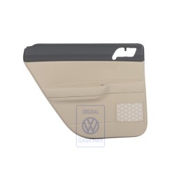 Genuine VW Door Trim (Leatherette) Anthracite/Cream - 6Q6867211GBQMS