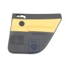 Genuine VW Door Panel Trim (Leather) Yellow/Anthracite - 6Q6867212GAQMV