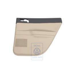 Genuine VW Door Trim (Leatherette) Anthracite/Cream - 6Q6867212GBQMS