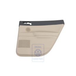 Genuine VW Door Trim (Leatherette) Anthracite/Cream - 6Q6867212GCQMS