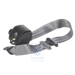 Genuine VW Three-Point Safety Belt Flannel Grey - 6QD857806 HCQ