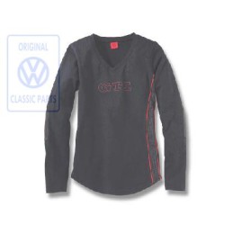 Genuine VW Long Sleeved Shirt Black - 6R3084142A 041