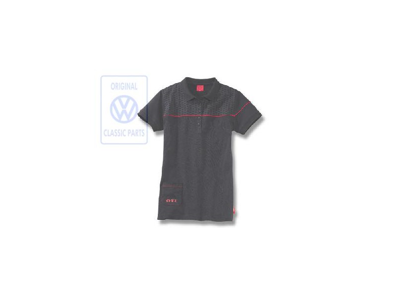 Genuine VW Polo Shirt (Ladies) Black - 6R3084240B 041