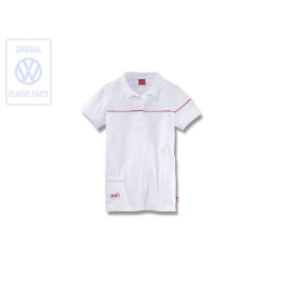 Genuine VW Polo Shirt (Ladies) White - 6R3084240D 54W