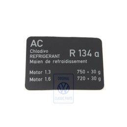 Genuine VW Data Plate - 6U0010205F