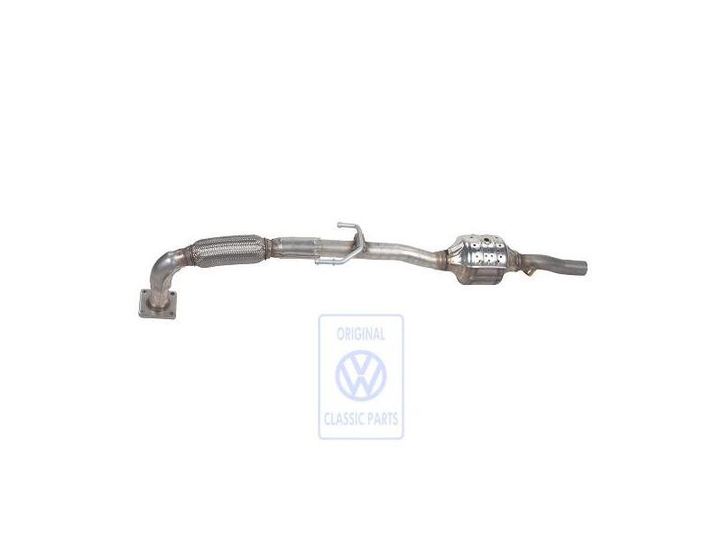 Genuine VW Exhaust Pipe With Catalyst - 6X0253058MX