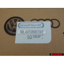 Genuine VW Inscription Anthracite/Silver - 6X0853750A 8Y8