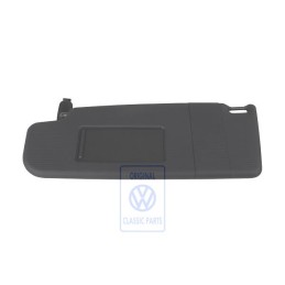 Genuine VW Sun Visor With Mirror And Cover Black - 6X0857551E 3H8