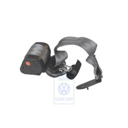 Genuine VW Three-Point Safety Belt Flannel Grey - 6X0857805H E66