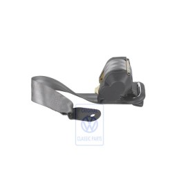 Genuine VW Three-Point Safety Belt Flannel Grey - 6X0857806H E66