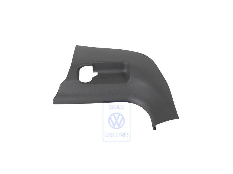 Genuine VW A-Pillar Trim Off-Black - 6X1863483G C81