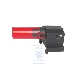 Genuine VW Bulb Carrier With Bulb Red - 6X1927149 L55