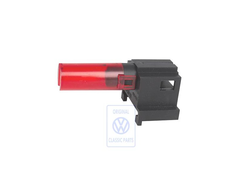 Genuine VW Bulb Carrier With Bulb Red - 6X1927149 L55