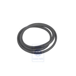 Genuine VW Door Seal, Inner Satin Black - 6X3867366H B41