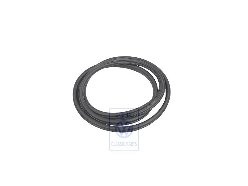 Genuine VW Door Seal, Inner Satin Black - 6X3867366H B41