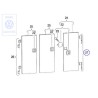 Genuine VW 1 Set Of Hinges - 701070118A