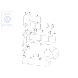 Genuine VW Curtain For Side Window - 701070411A