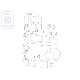 Genuine VW Curtain For Side Window - 701070412E