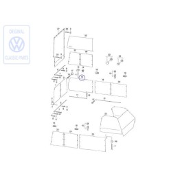 Genuine VW Curtain For Side Window - 701070416E