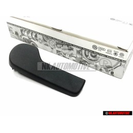 Genuine VW Bonnet Lid Lock Cable Grip Handle Satin Black LHD - 1J1823533C B41