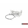 Genuine VW Bonnet Release Lid Lock Cable LHD - 1J1823531C