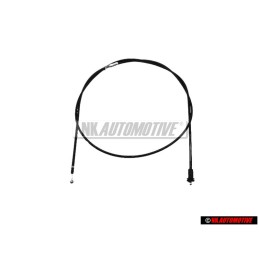 Genuine VW Bonnet Release Lid Lock Cable LHD - 1J1823531C