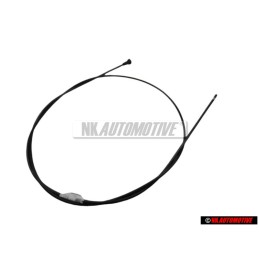 Genuine VW Bonnet Release Lid Lock Cable LHD - 1J1823531C
