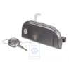 Genuine VW Door Handle, Outer, Black - 701837206