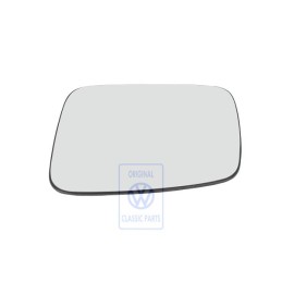 Genuine VW Mirror Glass (Flat) With Plate - 701857521J