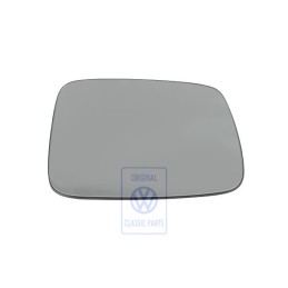 Genuine VW Mirror Glass (Flat) With Plate - 701857522J