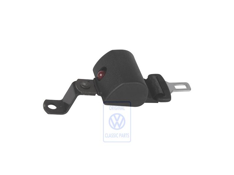 Genuine VW Lap Belt With Belt Reel Satin Black - 701857809 01C