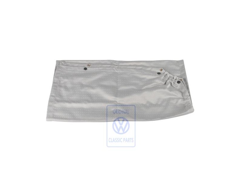 Genuine VW Curtain For Rear Window Flannel Grey - 703862757 2MP