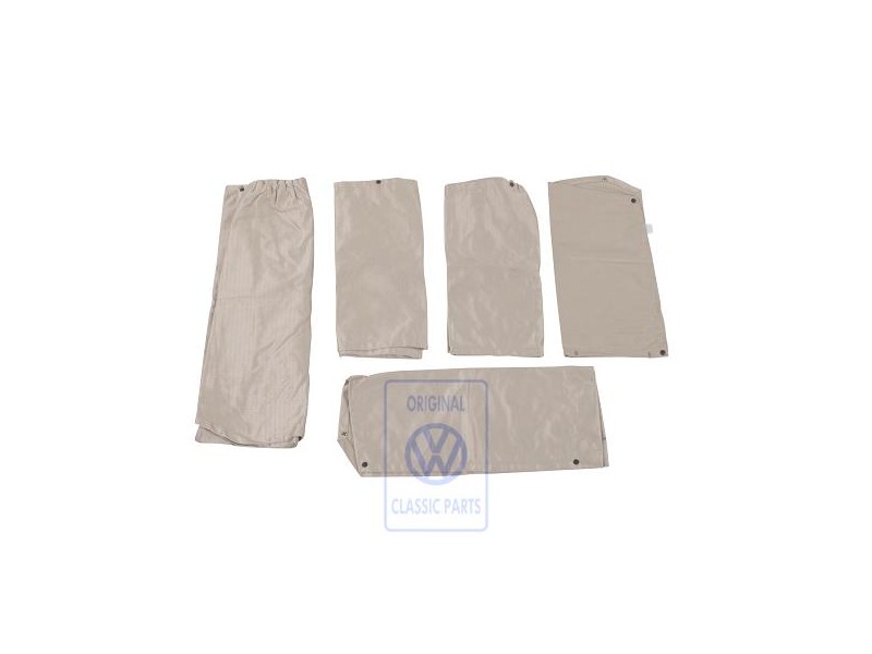 Genuine VW Curtain For Rear Window Light Beige - 703862757 4PG